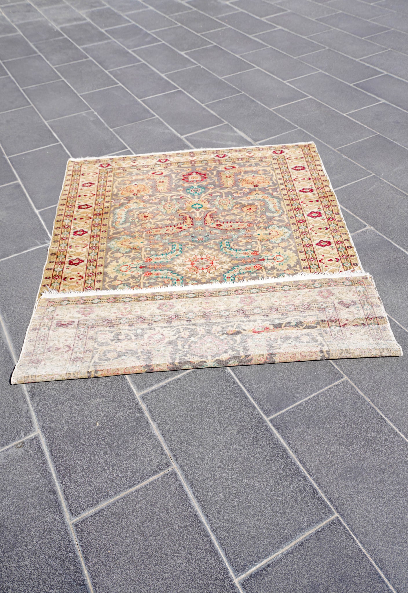 Anatolian Hand Woven Kayseri-Nebati Rug