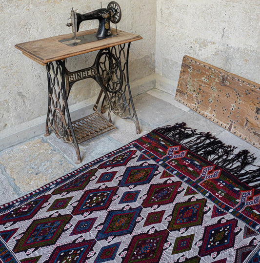 Anatolian Hand Woven Nomadic Konya Cicim