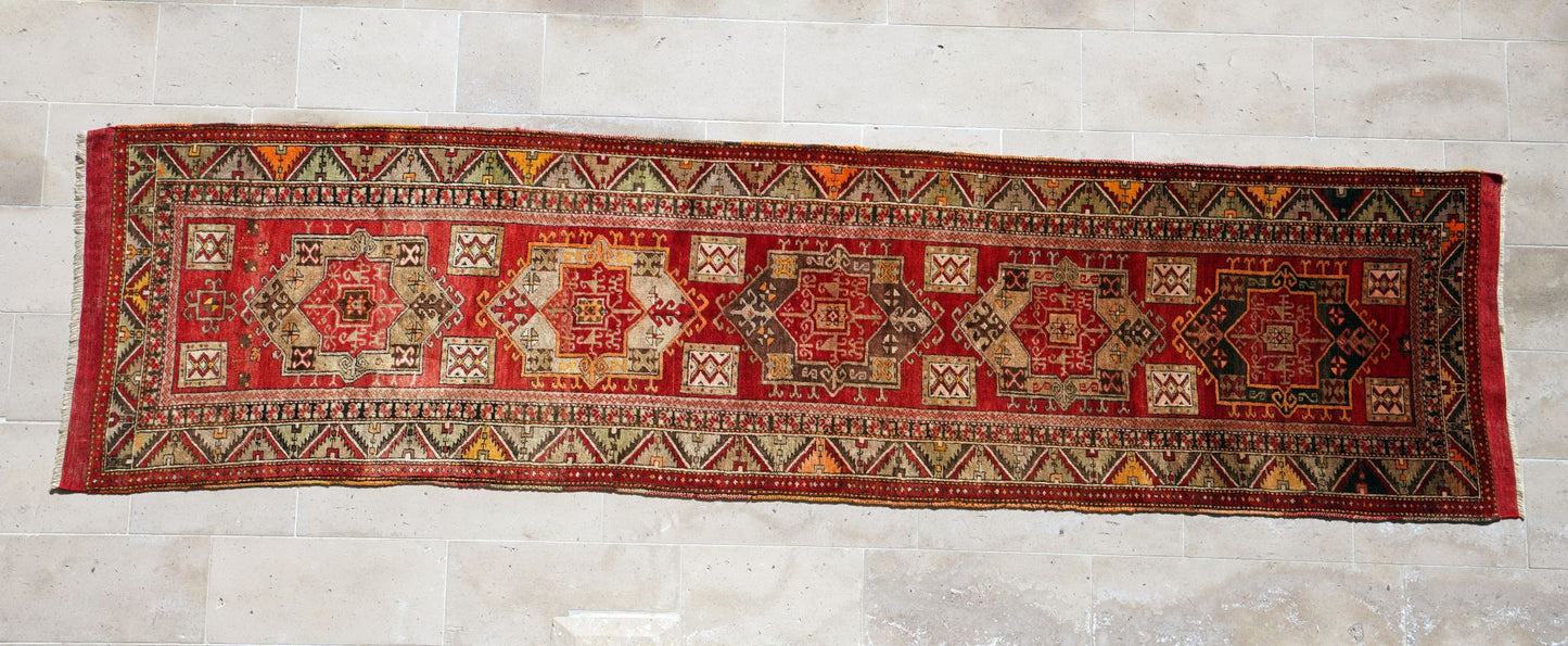 Anatolian Hand Woven Nomadic Sivas Rug