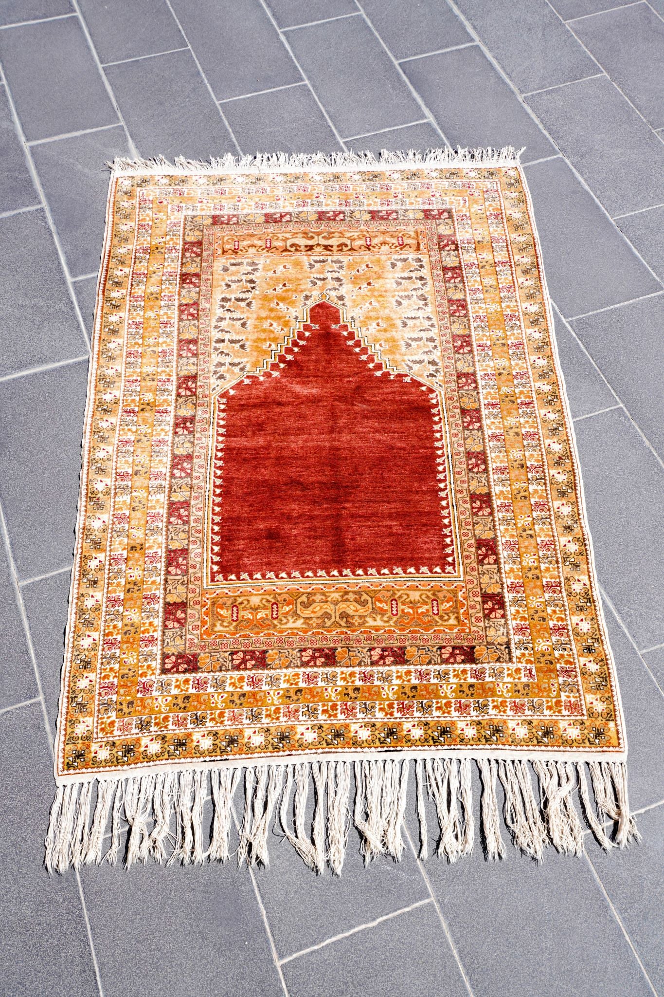 Anatolian Hand Woven Nomadic Bandirma Rug