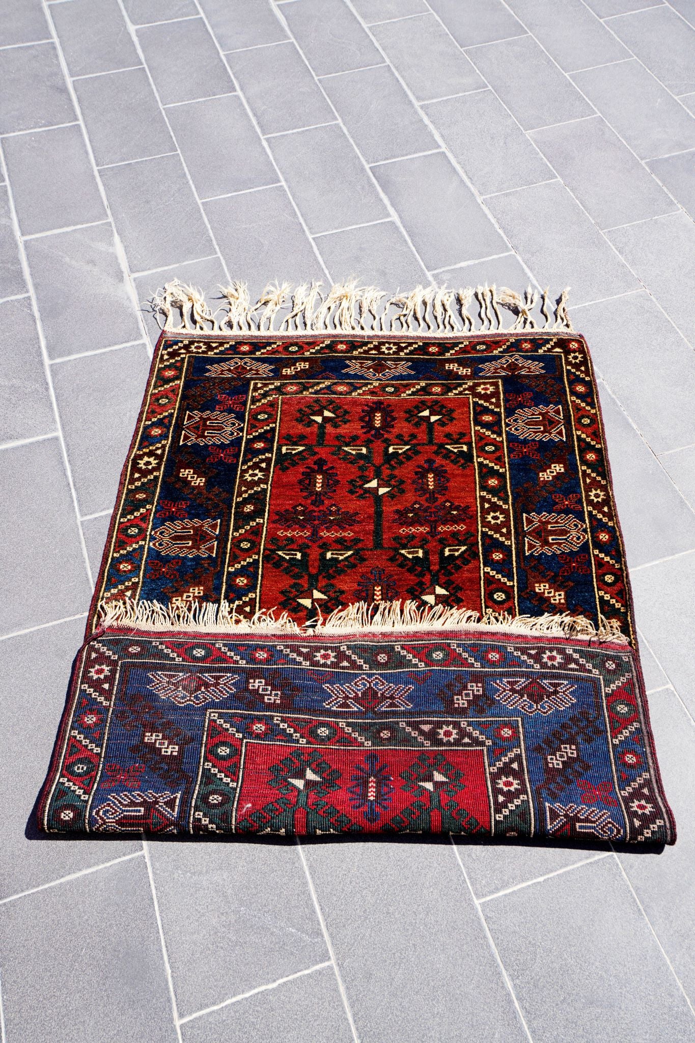 Anatolian Hand Woven Nomadic Dosemealti Rug