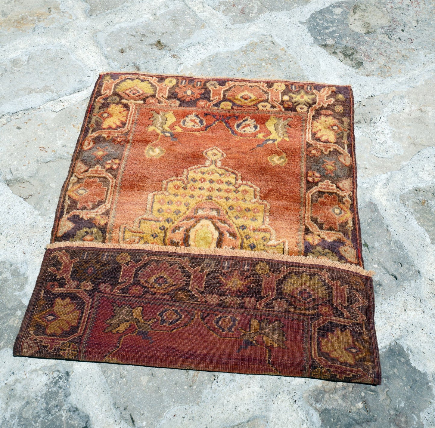 Anatolian Hand Woven Nomadic Madem Rug