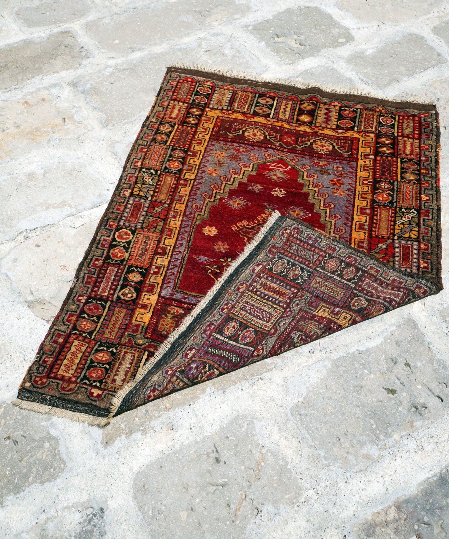 Anatolian Hand Woven Nomadic Konya Rug