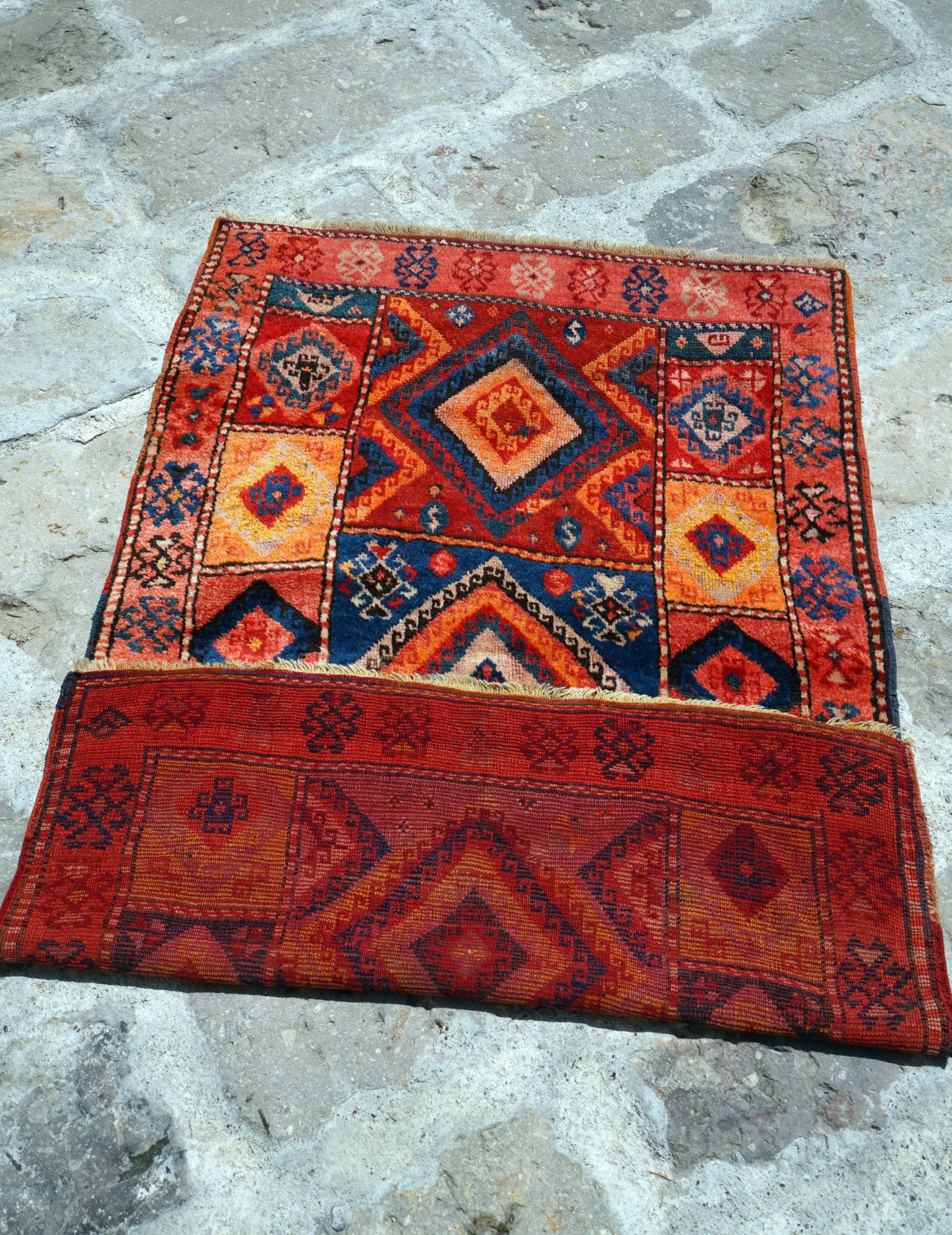 Anatolian Hand Woven Nomadic Herke Rug