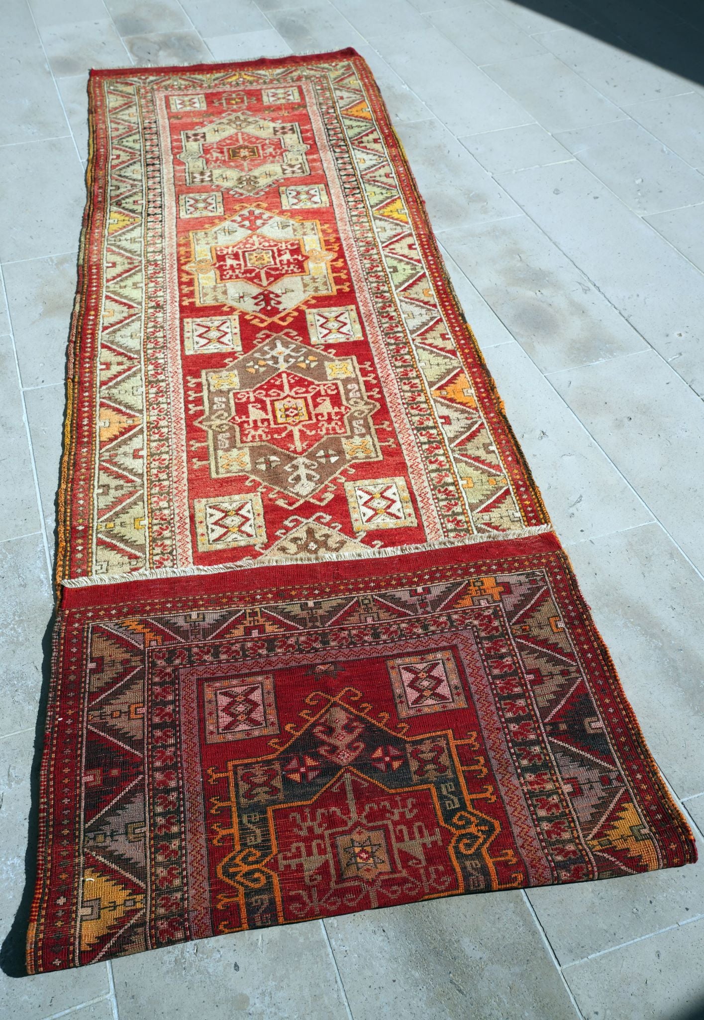 Anatolian Hand Woven Nomadic Sivas Rug