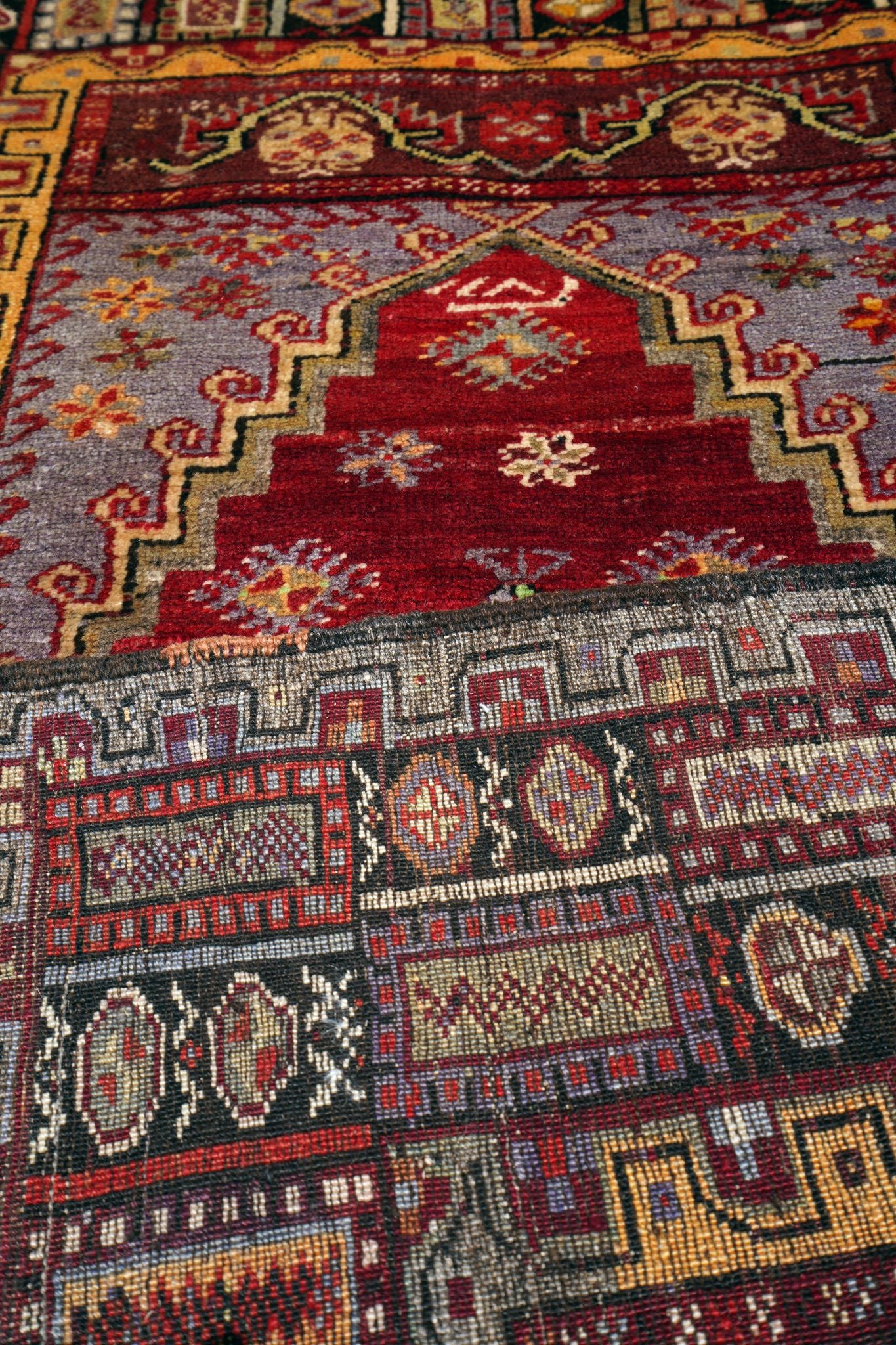 Anatolian Hand Woven Nomadic Konya Rug