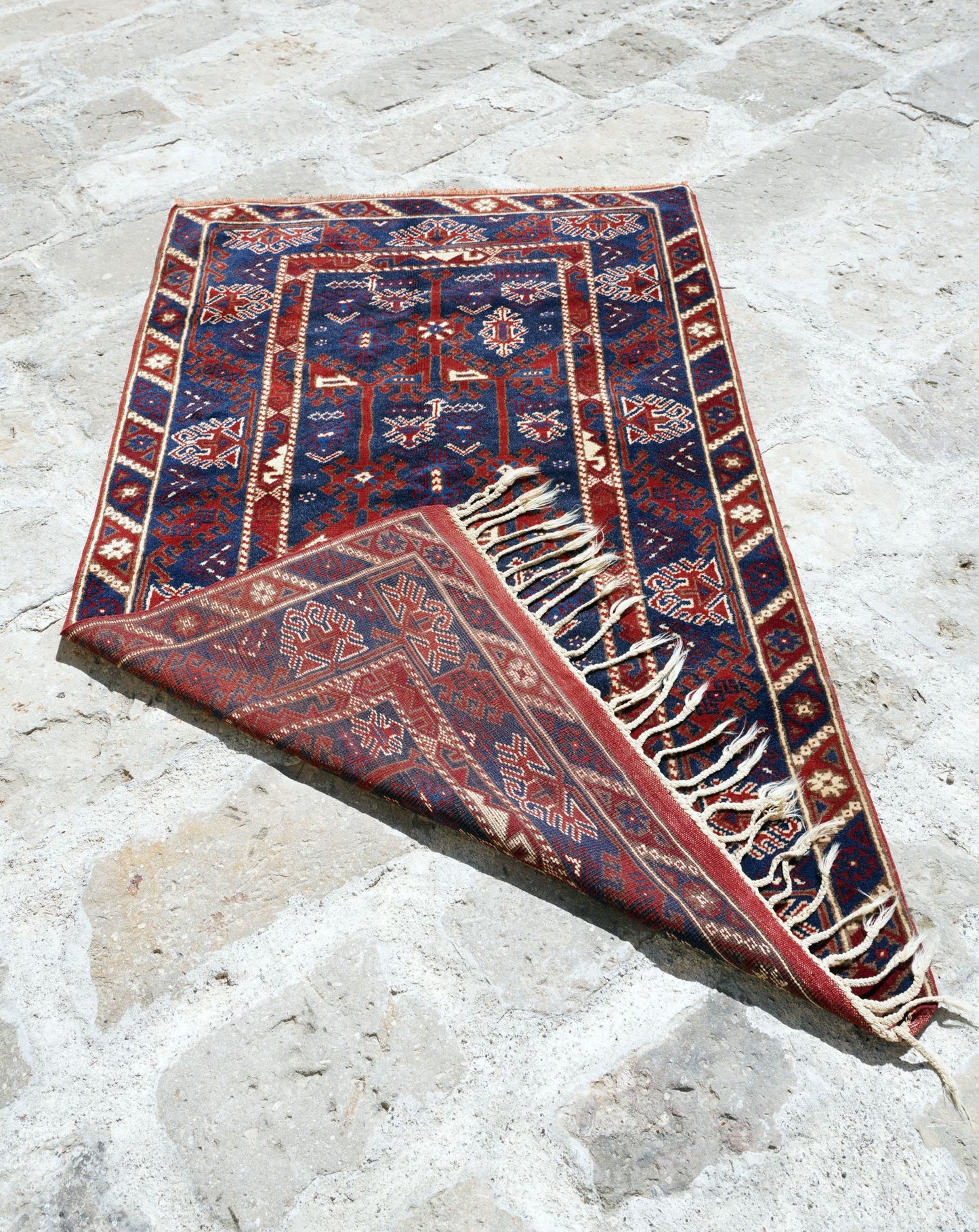 Anatolian Hand Woven Nomadic Dosemealti Rug