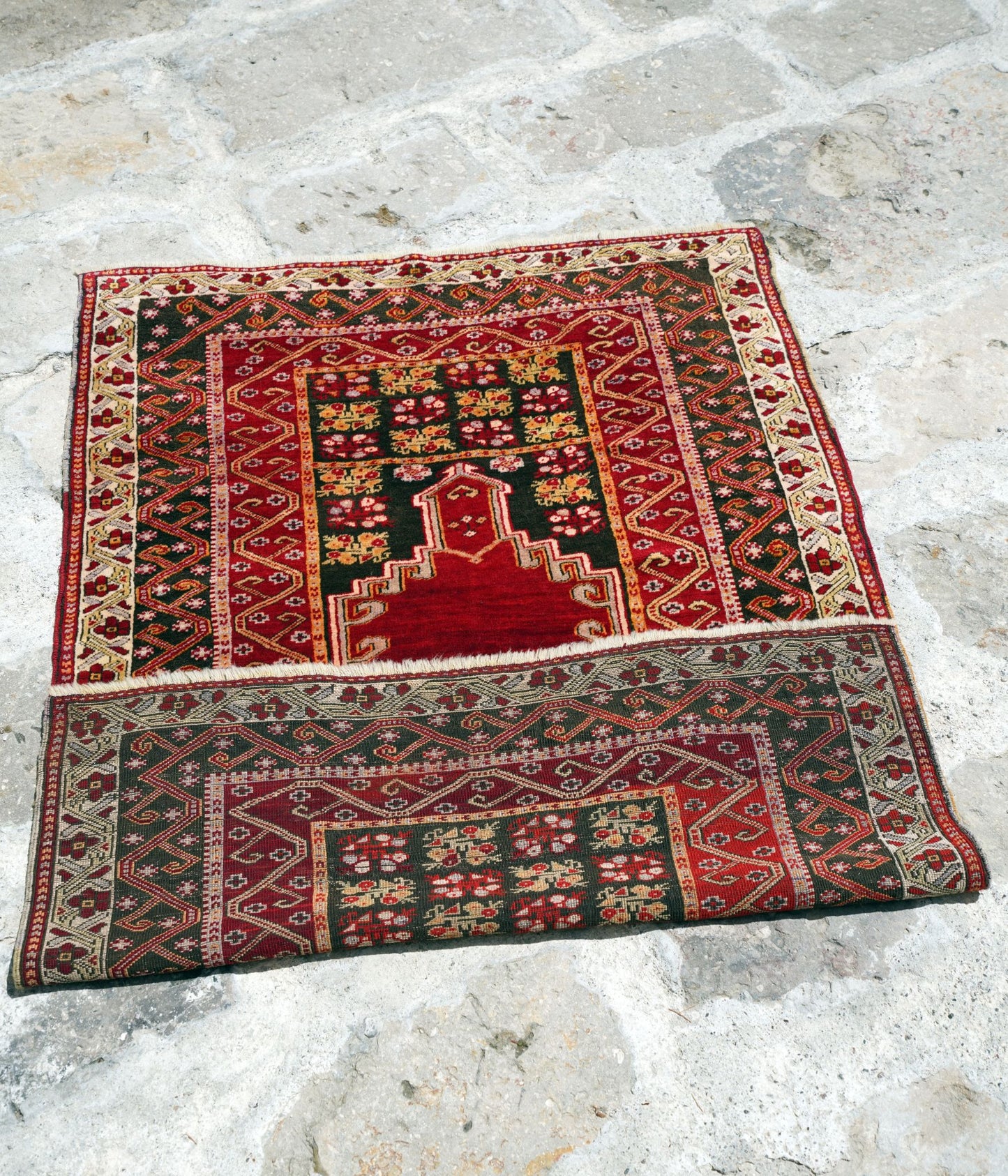 Anatolian Hand Woven Nomadic Sivas Rug