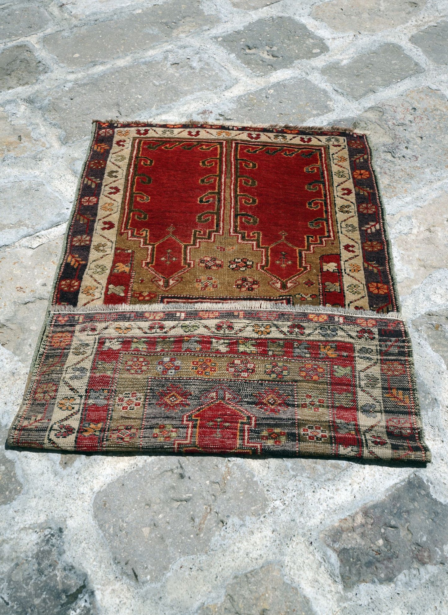 Anatolian Hand Woven Nomadic Malatya Rug