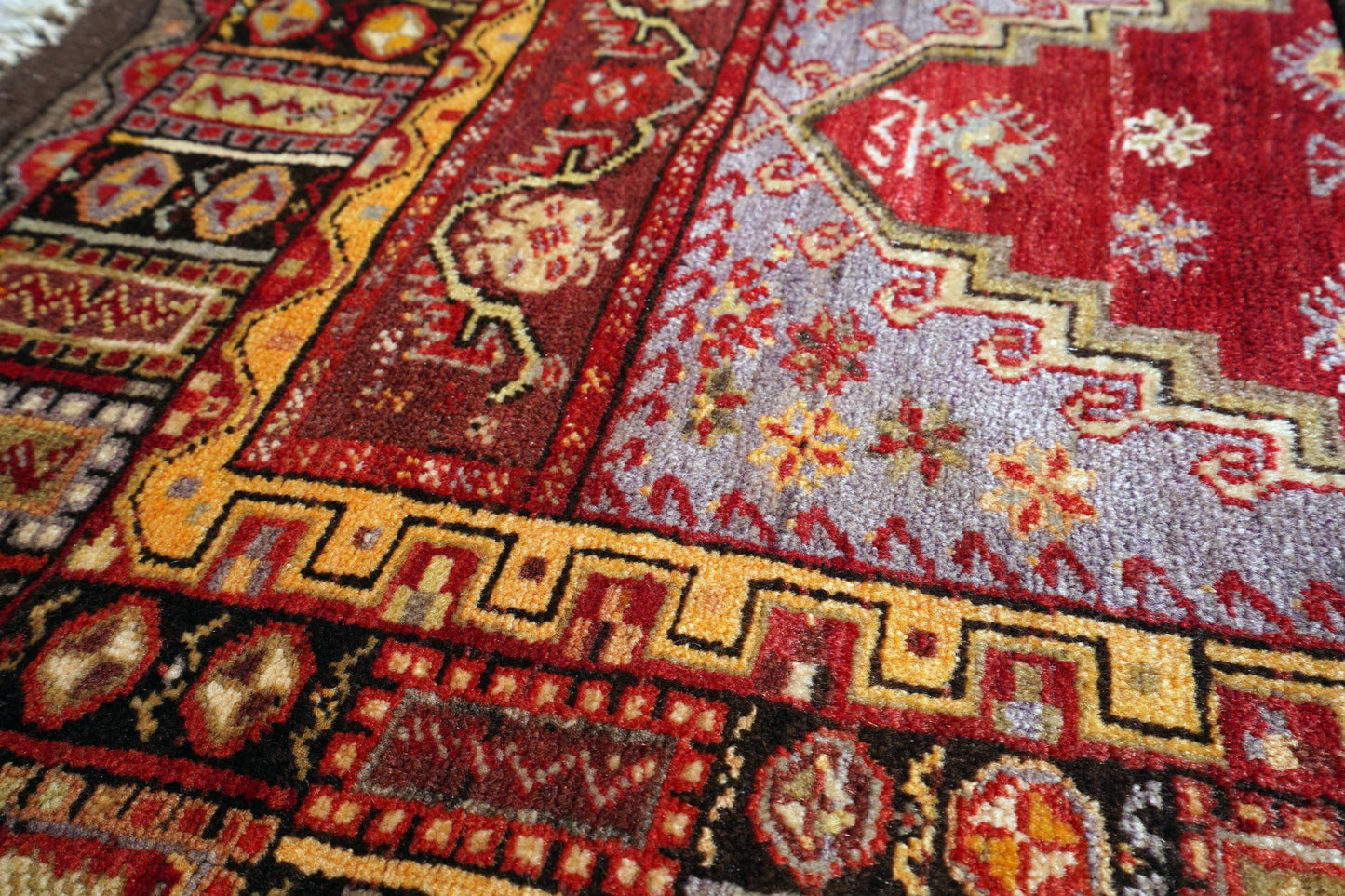 Anatolian Hand Woven Nomadic Konya Rug