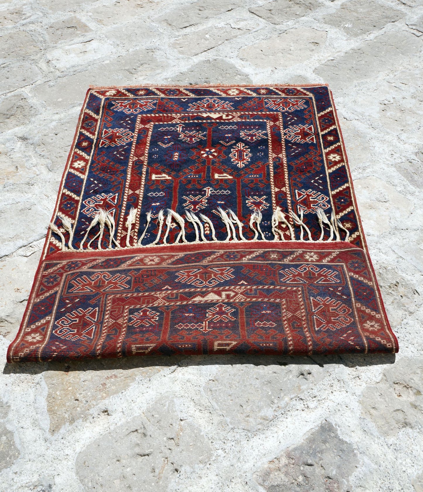 Anatolian Hand Woven Nomadic Dosemealti Rug