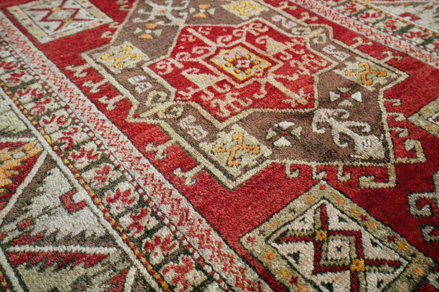 Anatolian Hand Woven Nomadic Sivas Rug