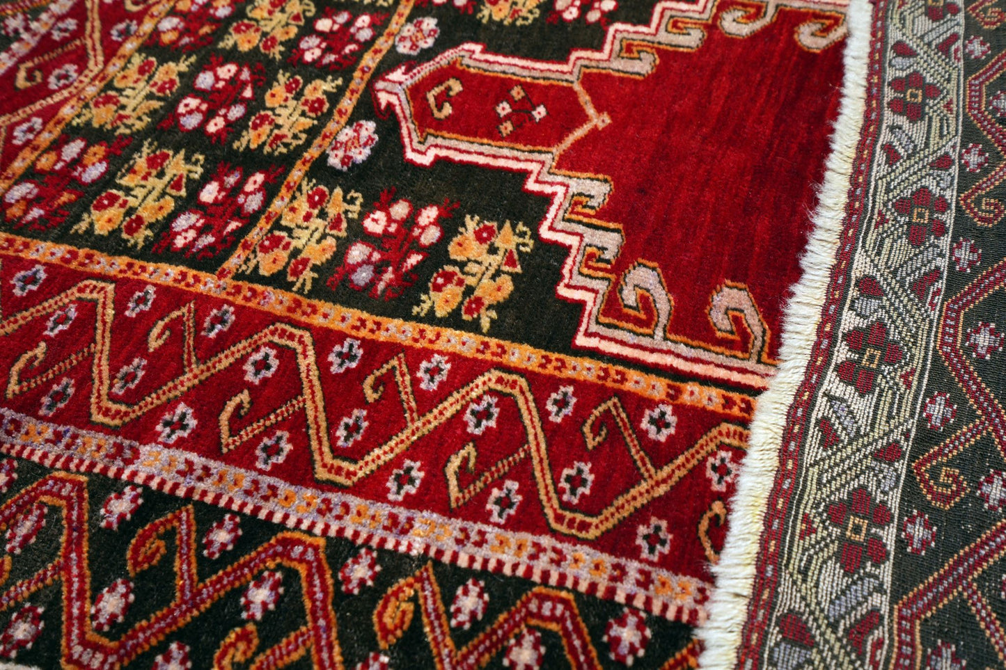 Anatolian Hand Woven Nomadic Sivas Rug