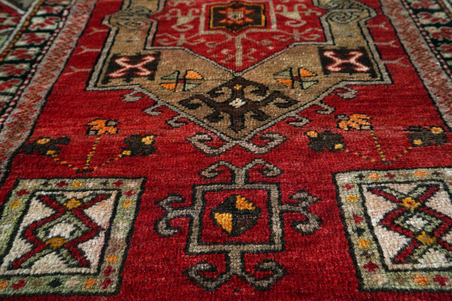 Anatolian Hand Woven Nomadic Sivas Rug