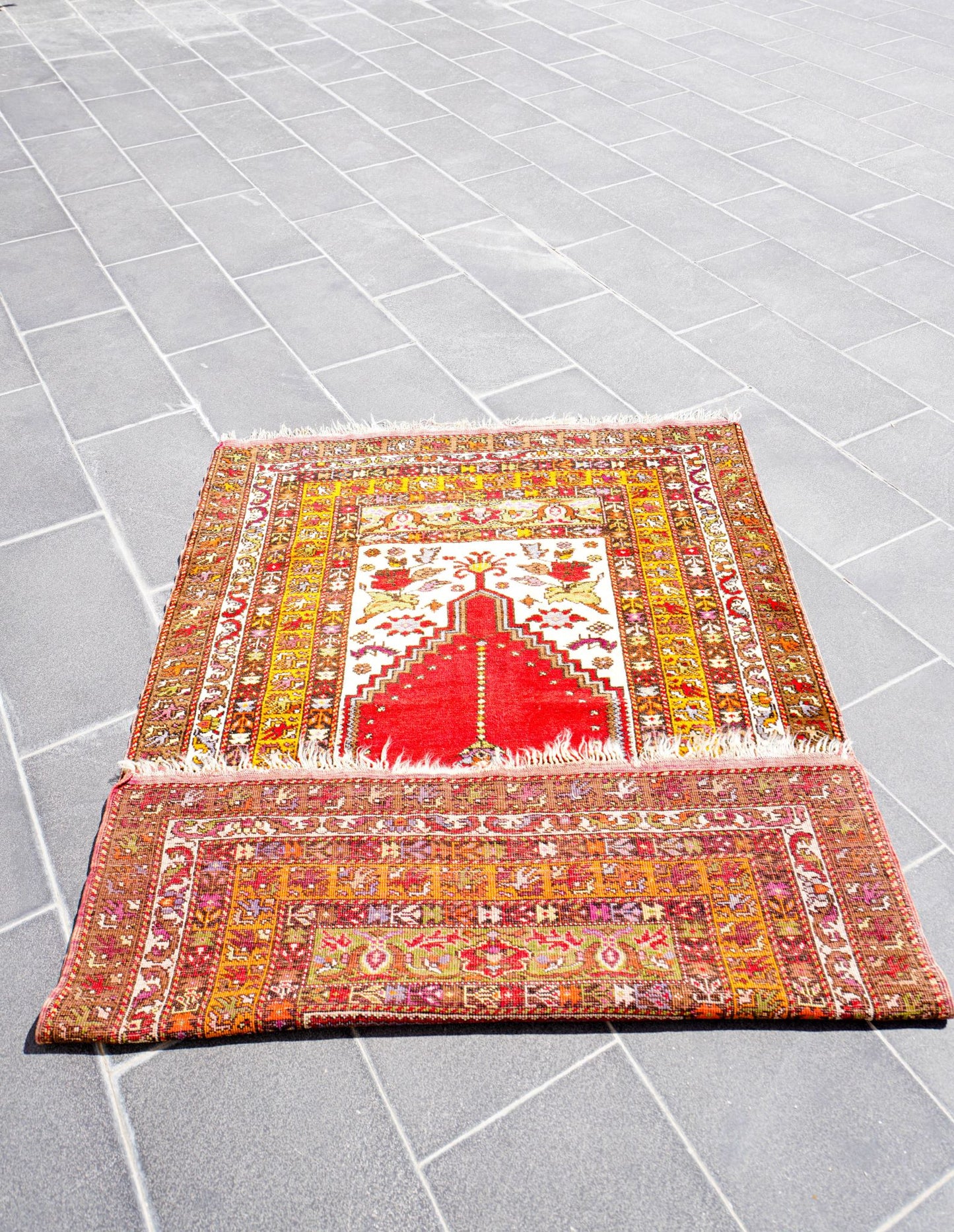 Anatolian Hand Woven Nomadic Avanos Rug