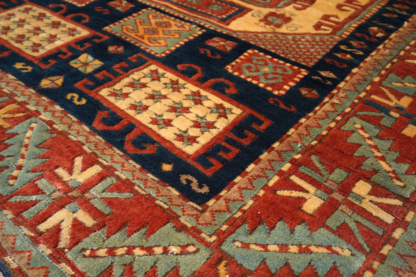 Anatolian Hand Woven Nomadic Yahyali Rug