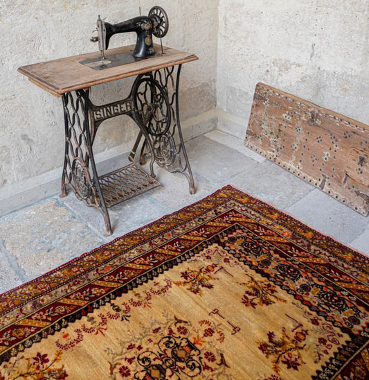 Anatolian Hand Woven Nomadic Avanos Rug