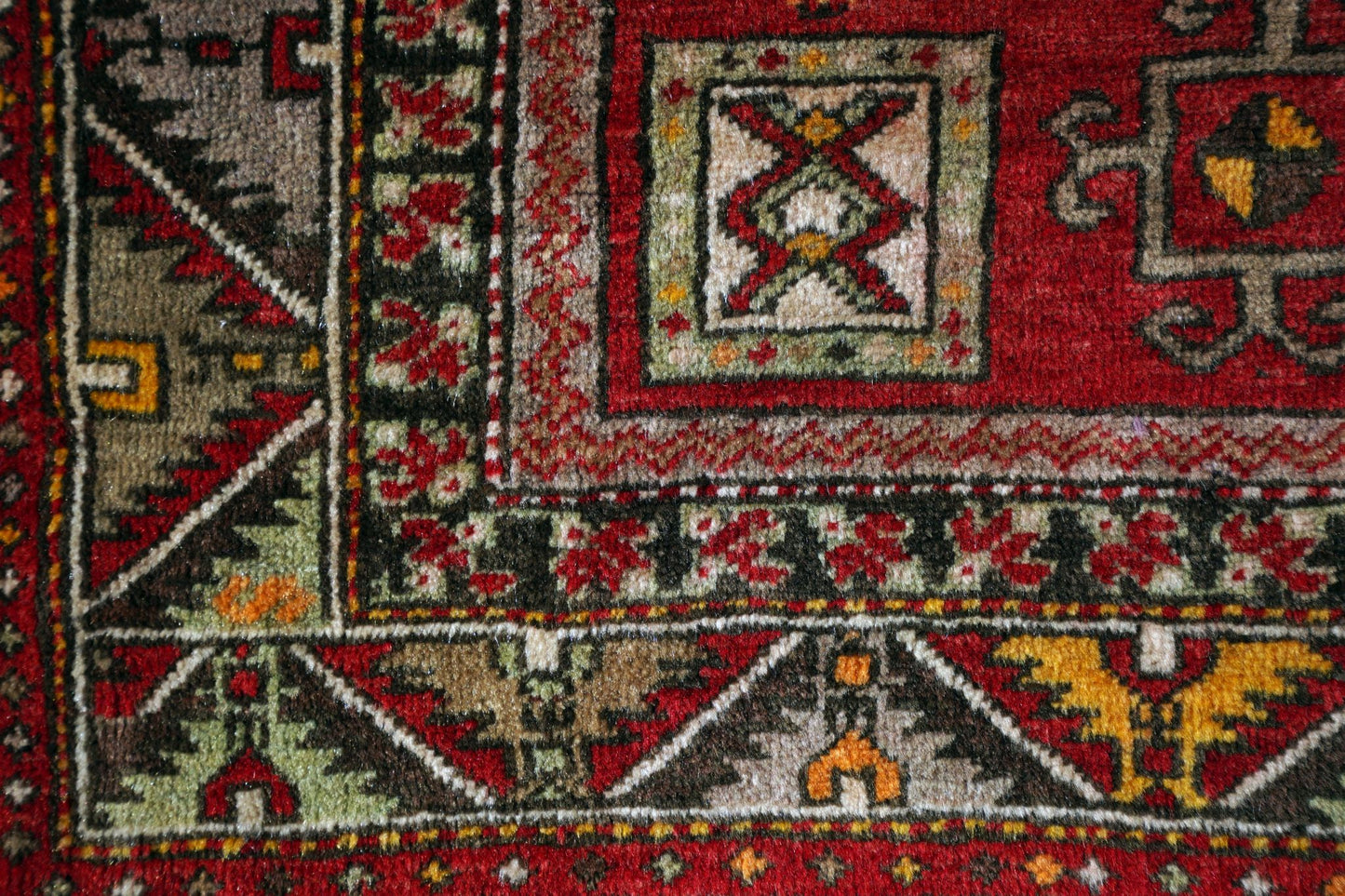 Anatolian Hand Woven Nomadic Sivas Rug