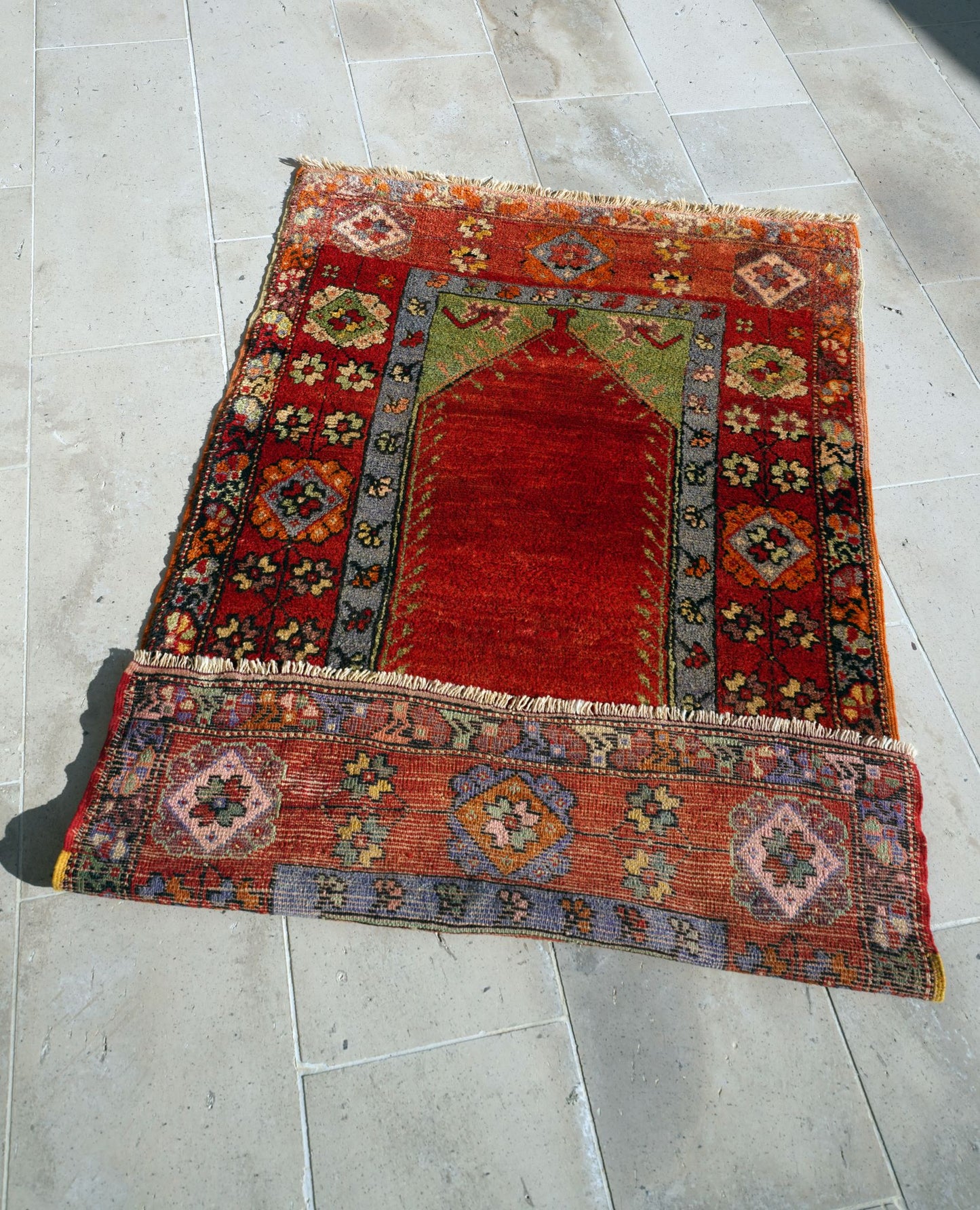 Anatolian Hand Woven Nomadic Konya-Kecimuslu Rug