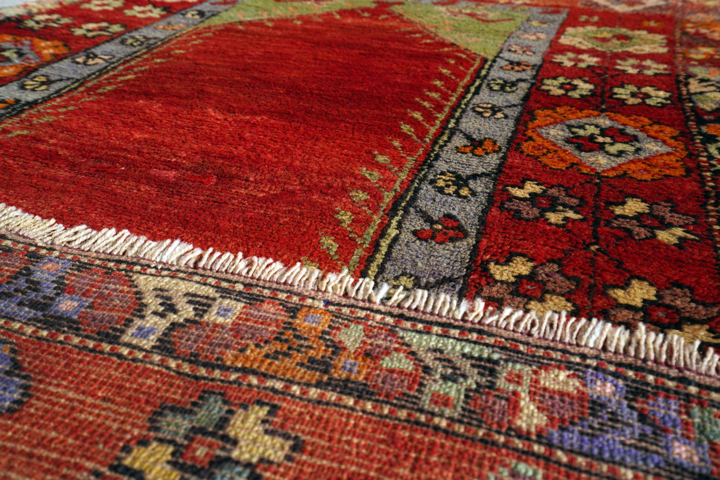 Anatolian Hand Woven Nomadic Konya-Kecimuslu Rug